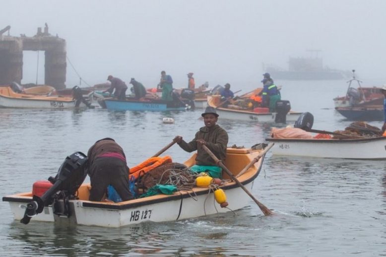 Crayfish Fishers in Port Nolloth